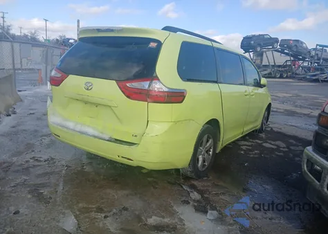 2016 Toyota Sienna from USA, damaged, VIN 5TDKK3DC5SS644656